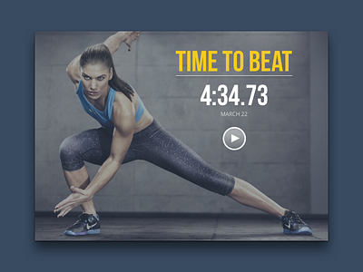 Daily UI #062 - Workout of the day