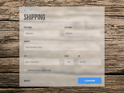 Daily UI #082 - Form 082 dailyui form order purchase shipping ui ux