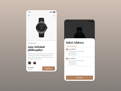 Ecommerce App UI (watch)