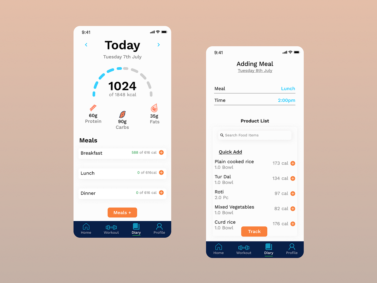Browse thousands of Diary UI images for design inspiration | Dribbble