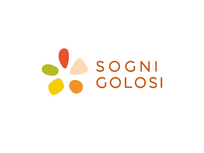 sogni golosi catering logo delivery service food logo design pieces