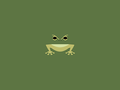 Mimicry frog mimicry negative space