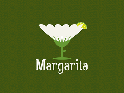 Margarita cocktail drink flower glass lemon margarita