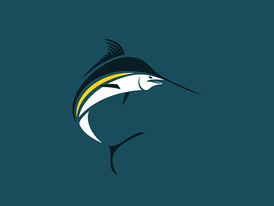 Marlin fish fishing illustration marlin