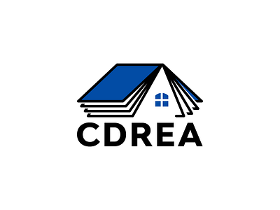 CDREA academy book home house logo real estate realty