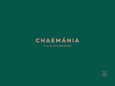 Chaemania logo branding bulgakova china chinese tea design healthy icon logo logotype minimal superfoods tea typography typography logo vector
