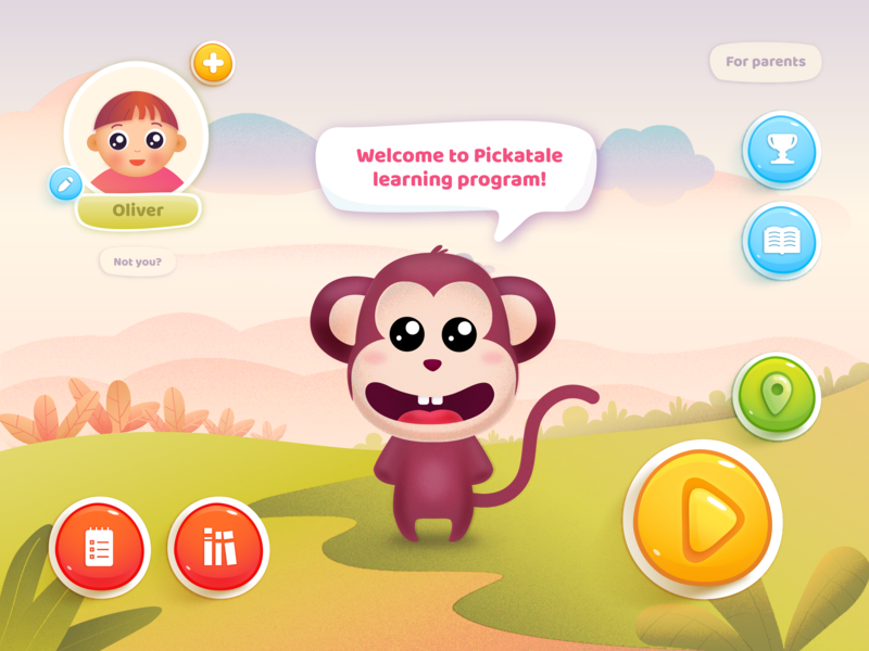 Kids app concept by Maria Bulgakova on Dribbble