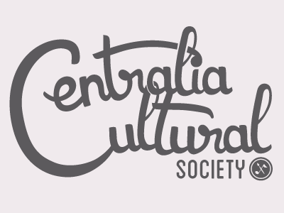 Centralia Cultural Society Logo lettering logo