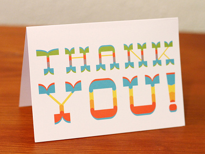 Thank You Card card illustration lettering thank you