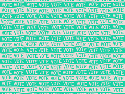 Vote - Day 21 illustration lettering
