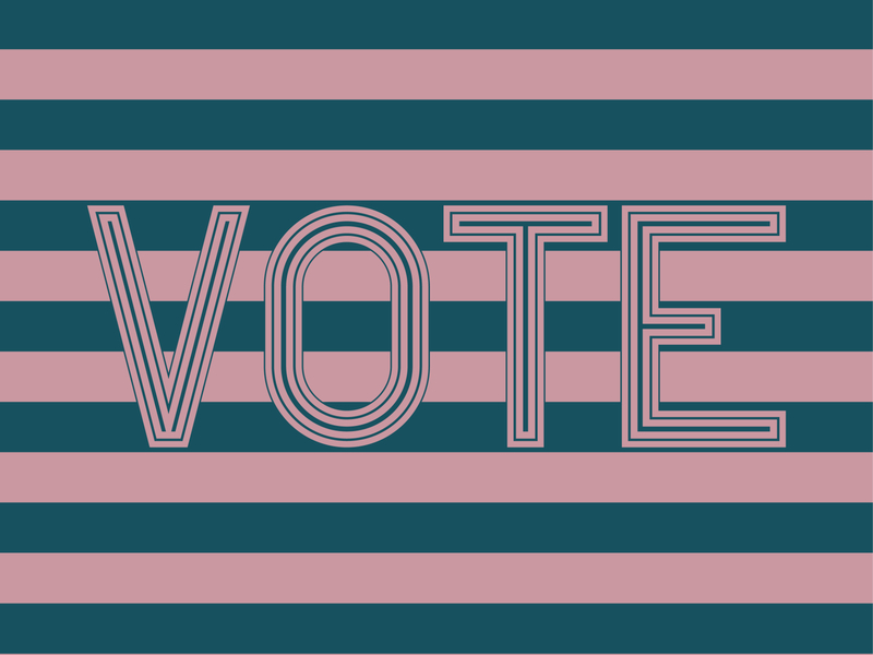 Vote - Day 24 illustration lettering vote