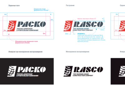 RASCO brand book design logo logo design typography
