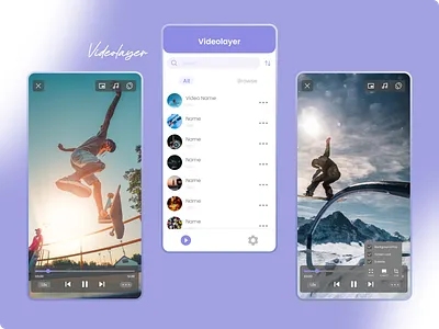 Videolayer - Video player app androidapp appdesign design figma homepage illustration iosapp iosappdesign logo pipmode prototyping ui uiux ux video videoplayer videoplayerapp wireframing xd