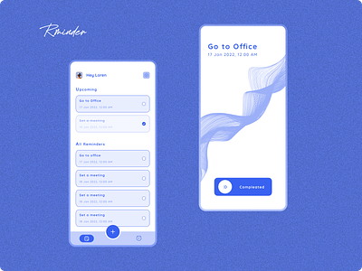 Rminder - Reminder & Alarm App alarm alarmapp androidapp animation appdesign bestapp darkmode figma homepage iosapp iosappdesign lightmode prototyping reminder reminderapp ui uiux ux wireframing xd