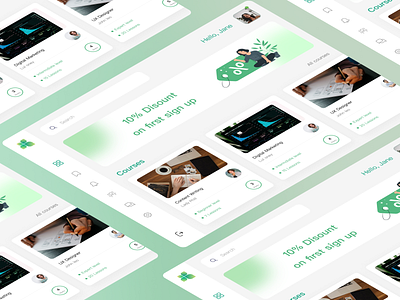 Skiller - Online learning landing page androidapp animation appdesign bestui figma graphic design iosapp iosappdesign landingpage motion graphics onlinelearning platform prototyping ui uiux ux webdesign website wireframing xd