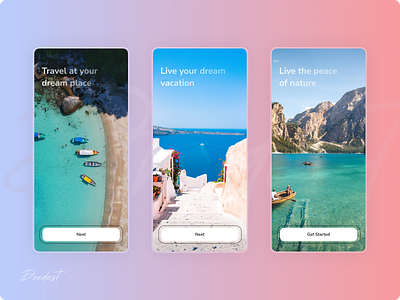 Dredest - Travel app androidapp appdesign bestui design destination dream figma illustration iosappdesign logo onboarding prototyping screen travel travelapp ui uiux ux wireframing xd