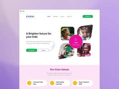 KidsEdu - Kids school website