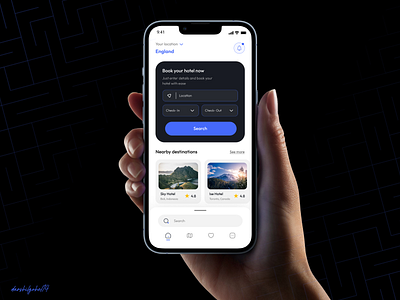 Destivel - Travel booking app androidapp animation appdesign bestui booking figma flight iosapp iosappdesign landing page notification prototyping travel app ui uiux ux webdesign website wireframing xd