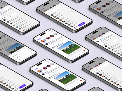 Socialline - Social media app UI android app appdesign bestui figma iosapp iosappdesign landing page prototyping redesign research social social media ui uiux ux ux research webdesign website wireframing xd