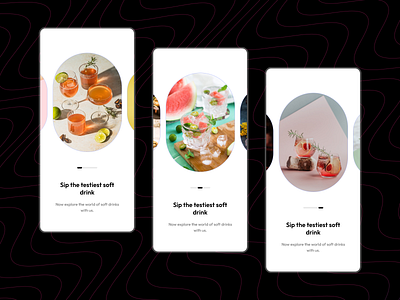 Restaurant app - On-boarding UI