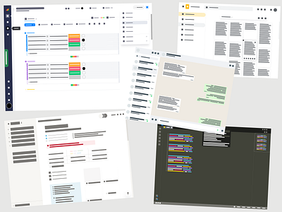 SAAS skeletons design figma google keep monday notion saas simple skeleton ui vscode whatsapp