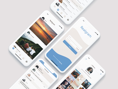 Realgram Mobile App Design