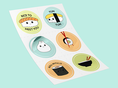 Beyond Sushi Stickers