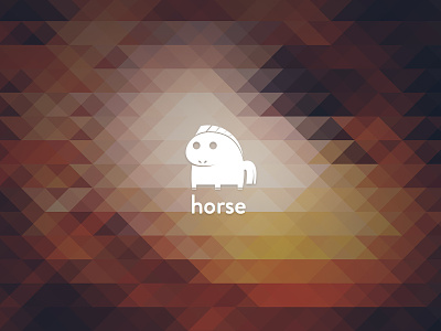 Horse animal horse icon