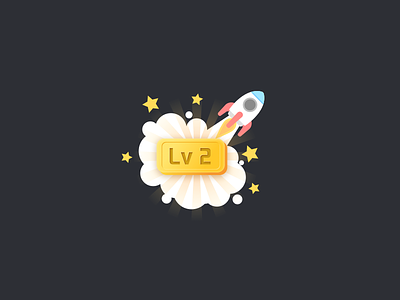 Upgrade illustration level rocket upgrade