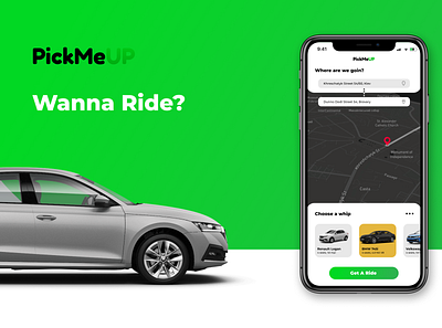 PickMeUP IOS App Design app design ui ux