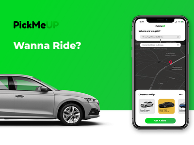 PickMeUP IOS App Design