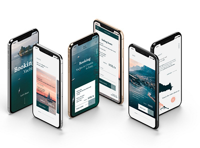 Mobi website Boooking Yachts 2021 book branding concept design ecommerce minimal mobil mobile version mobiversion site webdesign