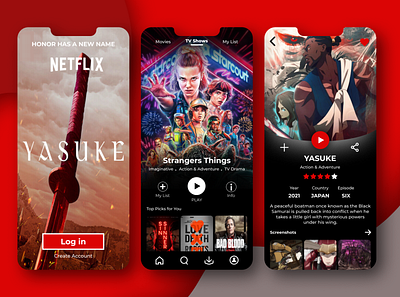 NETFLIX 3d app design graphic design icon illustration logo ui ux vector