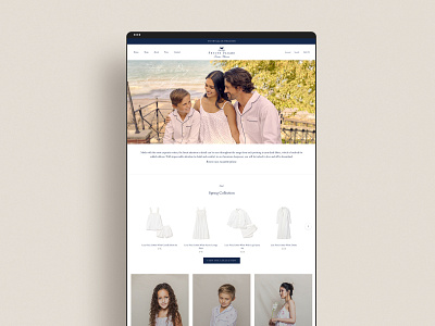 Homepage Redesign for Petite Plume design shopify shopify design web design