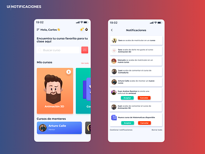 Maratón UI #3 - Notifications challenge design illustration ui ux vector