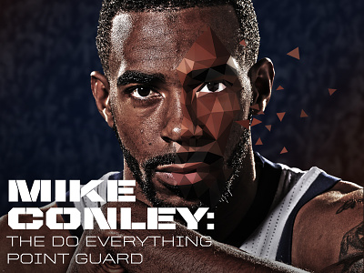 The Do Everything Point Guard basketball grizzlies low poly mike conley nba