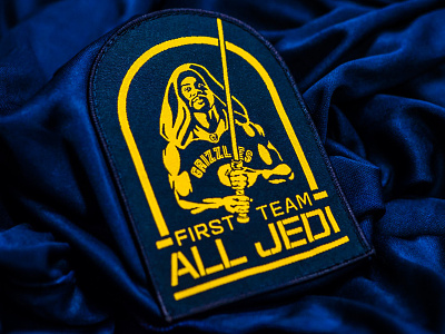 First Team All Jedi Patch grizzlies illustration jedi memphis nba patch robe star wars