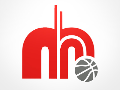 Memphis Hustle Secondary Logo basketball d league g league grizzlies hustle logo memphis nba red secondary