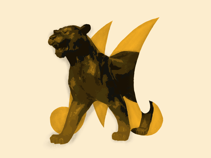 Fight, Fight, Fight for UWM! uw uw-milwaukee panthers milwaukee umil uwm drawing