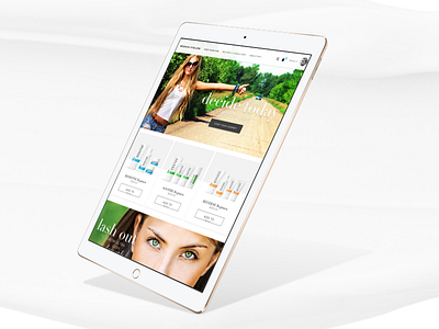 Tablet Homepage Exploration