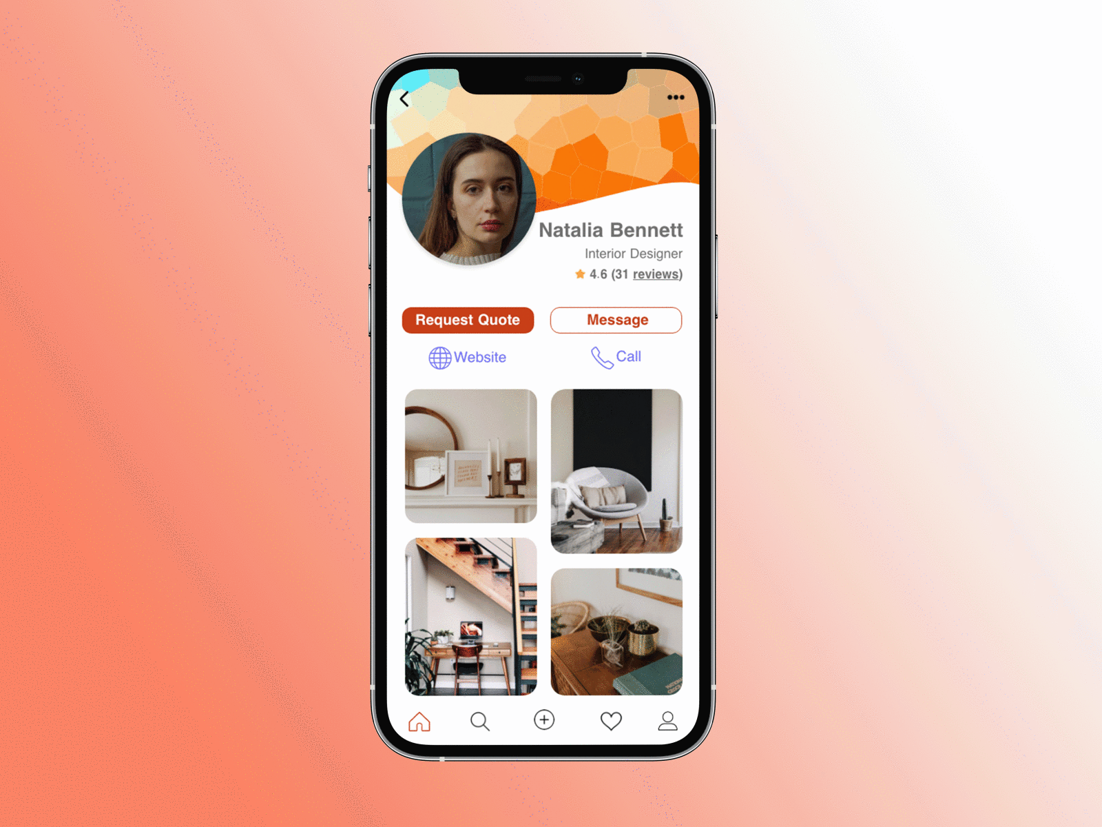 Daily UI Challenge - Profile Page app dailyui dailyui006 design illustrator ui userinterface ux vector website