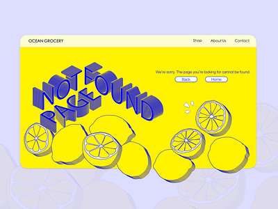 Lemons 404 Error Page