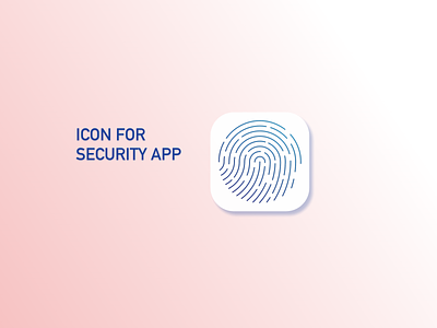 Icon Design for a Security App app appicon dailyui dailyui005 design icon icondesign logo ui userinterface ux
