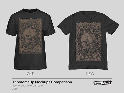 ThreadMeUp Mockups Comparison apparel design edits mockups photo tshirt