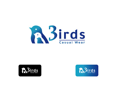 three birds logo adobe adobe photoshop bird bird illustration bird logo birds brand brand design branding design designs dribbble graphic design graphicdesign illustration logo