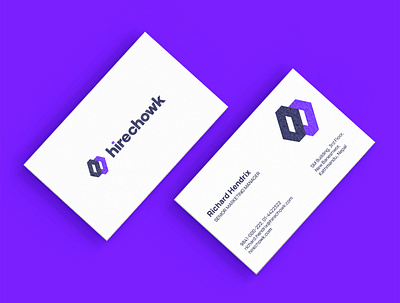 Hirechowk brand identity branding businesscard graphic design visiting card