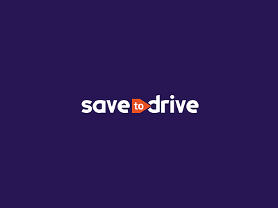 Save to drive - Logo Design drive logo save