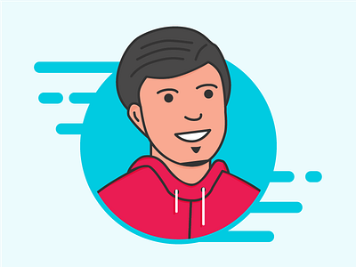 Self Avatar avatar character flat illustration minimal self potrait