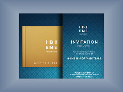 Ibiene invite book launch invite