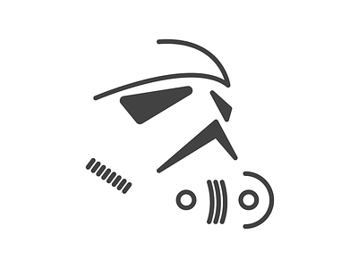 May the fourth be with you illustration lineart minimal starwars stormtrooper